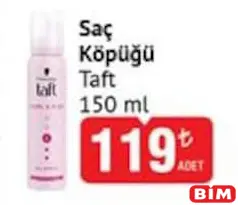 TAFT SAÇ KÖPÜĞÜ 150 ML